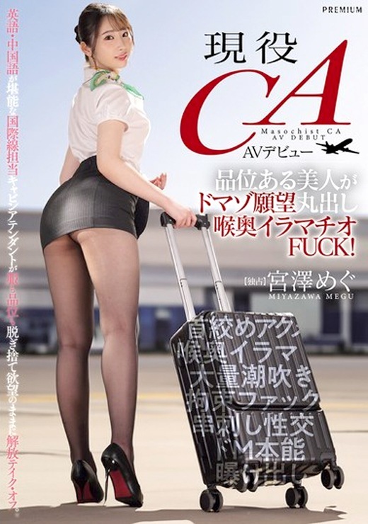 宮澤めぐ ドマゾ現役CAがAVデビュー